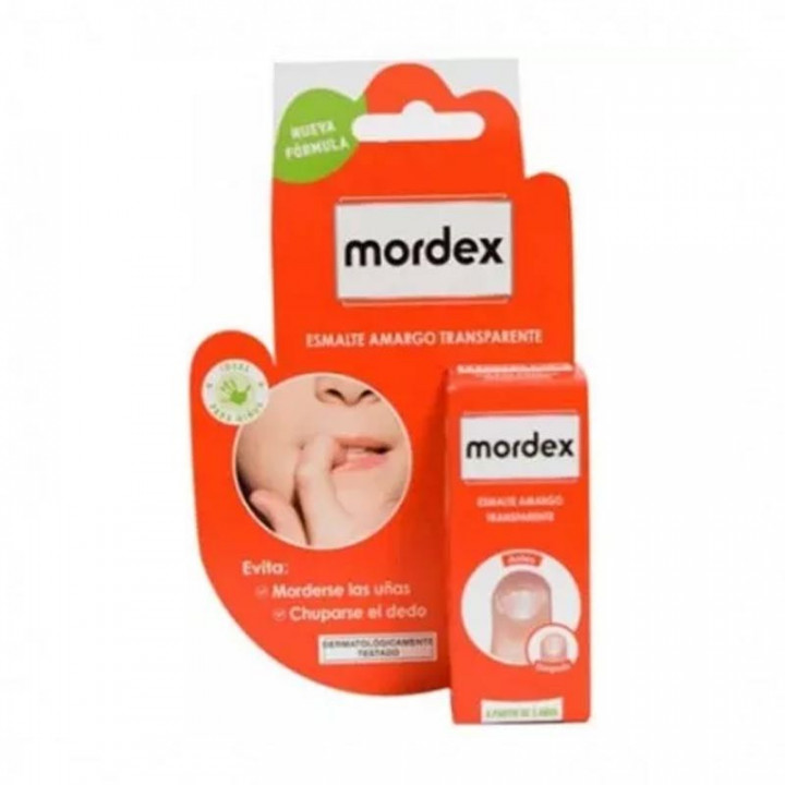 Mordex Esmalte Amargo Transparente con Picen 9ml.