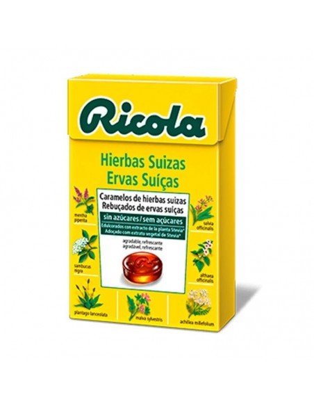 RICOLA CARAMELOS SIN AZUCAR HIERBAS CAJA 50 G