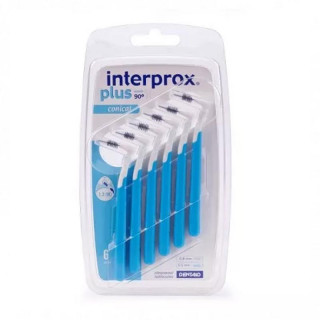VITIS INTERPROX PLUS CONICO 6 CEPILLOS INTERPROXIMALES TALLA ISO4,PHD(PASSAGE HOLE DIAMETER)1,3 1,5M