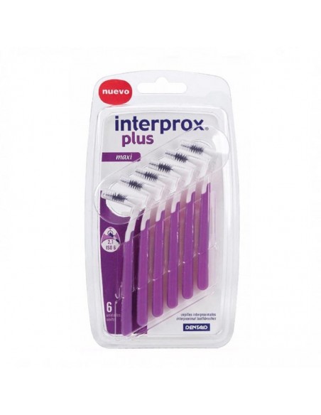 Vitis Interprox Plus Maxi 6 Cepillos Interproximales Talla Iso 6,Phd(Passage Hole Diameter)1.9 2,3Mm