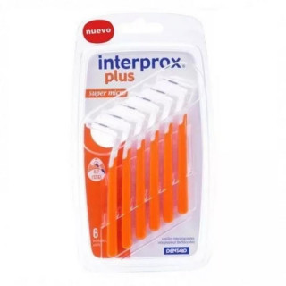 VITIS INTERPROX PLUS SUPERMICRO 6 CEPILLOS INTERPROXIMALES TALLA ISO1 SSS,PHD(PASSAGE HOLE DI0,1MM