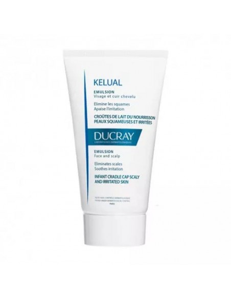DUCRAY KELUAL EMULSIÓN QUERATORREDUCTORA COSTRA LÁCTEA PIELES SEBOESCAMOSAS 50 ML  ELIMINA Y ALIVIA