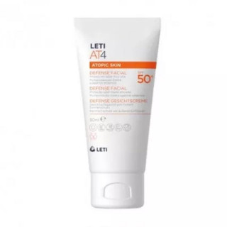 Leti AT4 Crema Facial Piel Atópica SPF 50+.