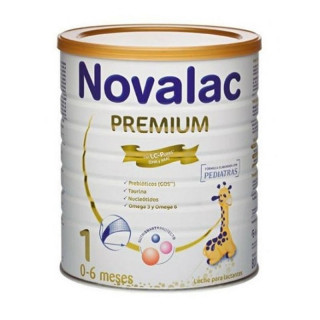 NOVALAC PREMIUM 1 800G, LECHE PARA LACTANTES, 0 6 MESES,PREBIOTICOS, TAURINA, NUCLEOTIDOS, OMEGA 3 6