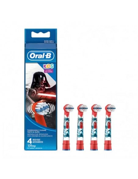 ORAL-B RECAMBIO CEPILLO DENTAL ELECTRICO INFANTIL RECAMBIOS ORAL STAR WARS 4 RECAMBIOS