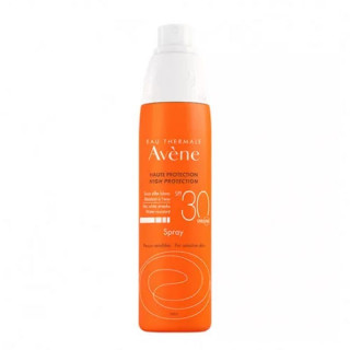 Avène Linea Solar Spray FPS30 Sin Color Cara y Cuerpo Pieles Sensibles 200ml.