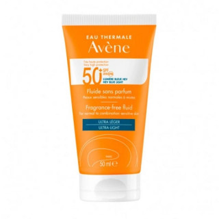 Avène Linea Solar Fluido Oil free FPS50+ Pieles Mixtas y Grasas 50ml.