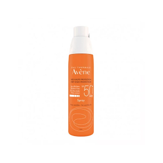 Avène Linea Solar Spray FPS50+ Sin Color Cara y Cuerpo Pieles Sensibles 200ml.