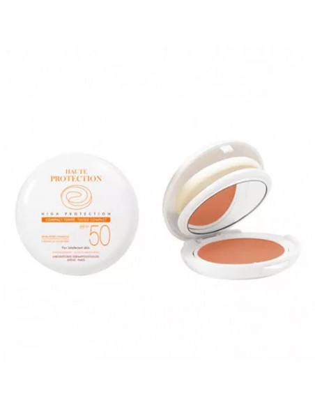 AVENE LINEA SOLAR COMPACTO MINERAL SIN PERFUME FPS50 TEXTURA OIL FREE DORADO CARA INTOLERANTES 50ML