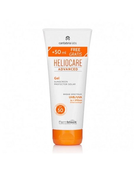 Heliocare Advanced Gel Fps 50 + Textura Gel Corporal 200ml Protector Solar