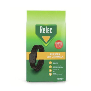 RELEC PULSERA CON CITRONELA NEGRA TEXTURA SUAVE