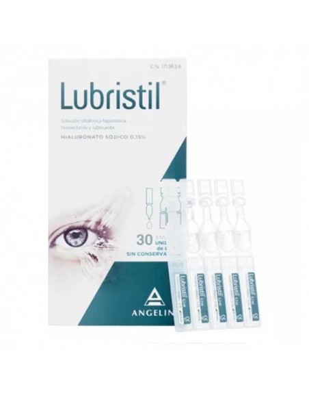 LUBRISTIL SOLUCION OFTALMICA 30 MONODOSIS 0.3 ML