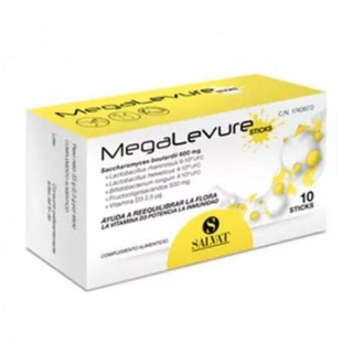 Megalevure 10 Sticks Flora Intestinal.