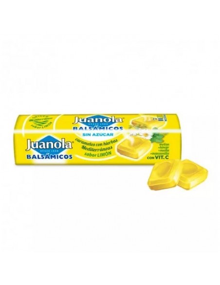 Juanola Caramelos Balsámicos Limón Vitamina C Y Hierbas Mediterraneas 30 G