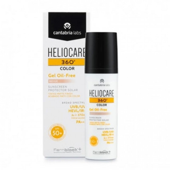 Heliocare 360º Color Beige Gel Oil Free 50ml.