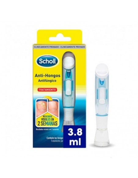 Scholl Antihongos Uñas 3.8ml + 5 Limas, Tratamiento Uñas Elimina El 99,9% De Los Hongos,Ayuda A Prev