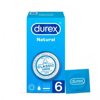 Durex Preservativos Natural Plus 6 Unidades.