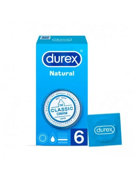 DUREX NATURAL PLUS 6 PRESERVATIVOS RECKITT BENCKISER HEALTHCARE