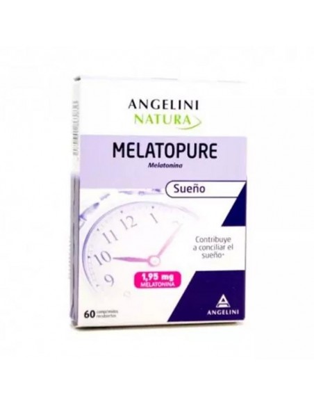 ANGELINI NATURA ESSENZIALE MELATOPURE SOÑODINA 60 COMPRIMIDOS 1,95 MG MELATONINA  CONCILIAR SUEÑO