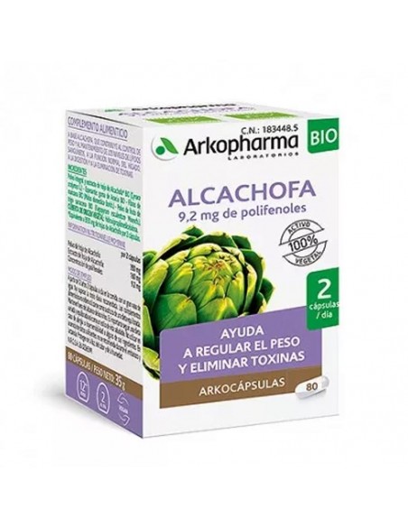 ARKOCAPS ALCACHOFA  BIO 80 CAPSULAS
