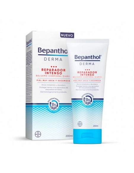 Bepanthol Derma Reparador Intenso Balsamo Corporal Diario 200 Ml Piel Muy Seca Y Escamosa