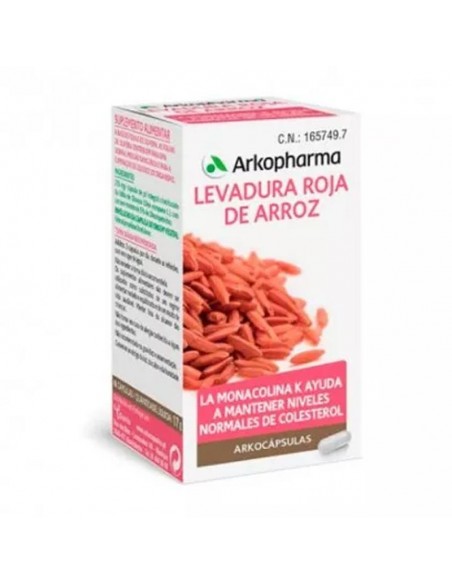 Arkocaps Levadura Roja Arroz 45 Capsulas