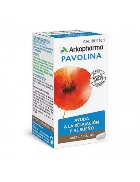 Arkocaps Pavolina (Petalos De Amapola) 159Mg 50 Capsulas