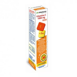 Arkovital Vitamina C 1000mg y Zinc 20 Comprimidos.