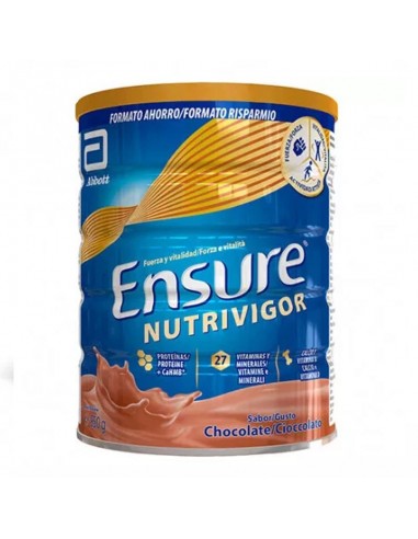 ENSURE NUTRIVIGOR CHOCOLATE FORMATO AHORRO LATA 850 G DE ABBOTT NUTRITION