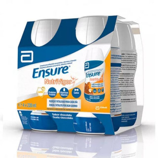 Ensure Nutrivigor Chocolate 4 Botellas 220ml.