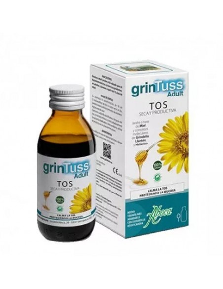 ABOCA GRINTUSS JARABE ADULTOS 180 MLPARA LA TOS SECA Y PRODUCTIVA