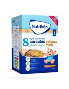Nutriben Papilla 600g 8 Cereales Galletas Maria A Partir...