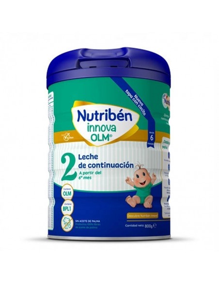 NUTRIBEN INNOVA LECHE CONTINUACIÓN 2 A PARTIR DE 6 MESES 800 G.