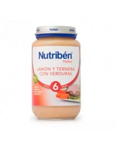 NUTRIBEN POTITO COMIDA 235G JAMON Y TERNERA CON MENESTRA...