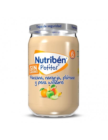 NUTRIBEN POTITO COMIDA 235G MANZANA, NARANJA, PLATANO Y PERA WILLIANS 235 G