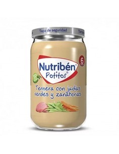 NUTRIBEN POTITO COMIDA 235G TERNERA CON JUDIAS VERDES Y...