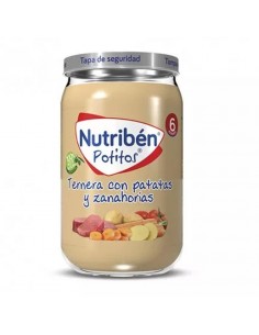 NUTRIBEN POTITO COMIDA 235G TOMATE, PATATAS Y TERNERA