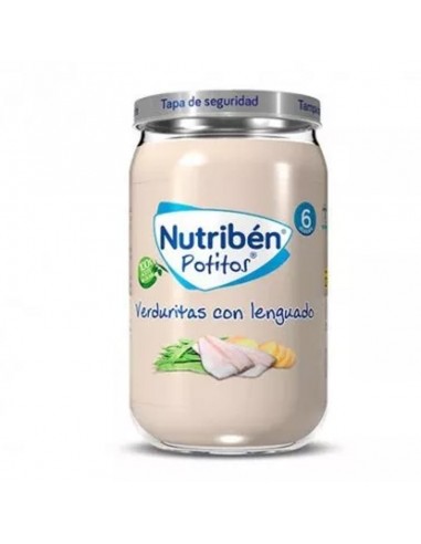 NUTRIBEN POTITO COMIDA 235G VERDURITAS CON LENGUADO
