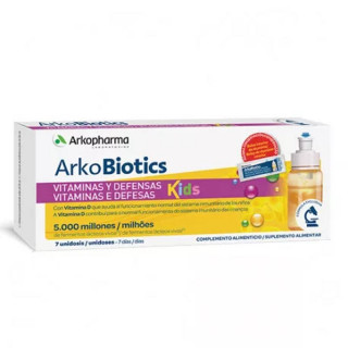 Arkobiotics Vitaminas y Defensas Niños 7 Unidades.
