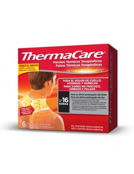 THERMACARE CUELLO, HOMBROS, MUÑECAS FORMATO AHORRO 6 PARCHES DE PFIZER CONSUMER HEALTHCARE
