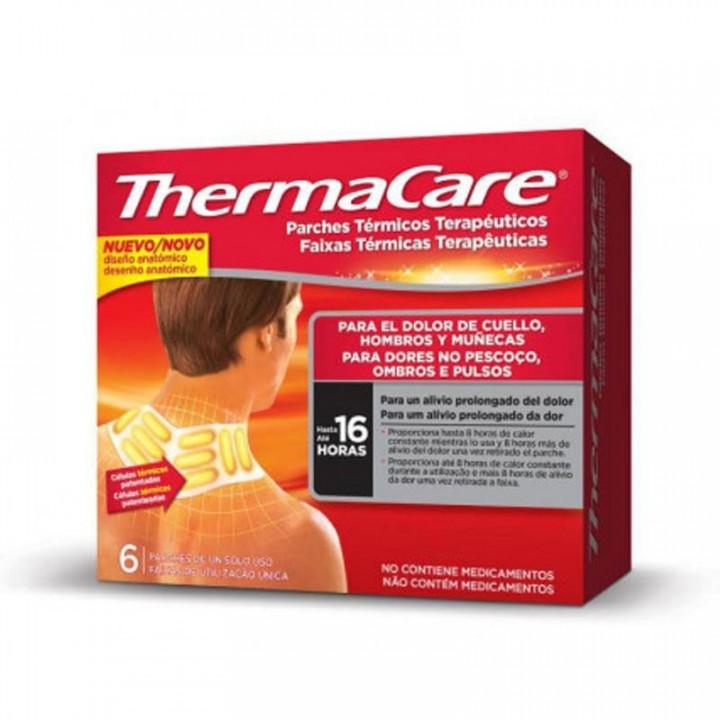 Thermacare 6 Paches Cuello, Hombros y Muñecas.