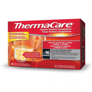 Thermacare 4 Parches Térmicos Zona Lumbar Cadera.