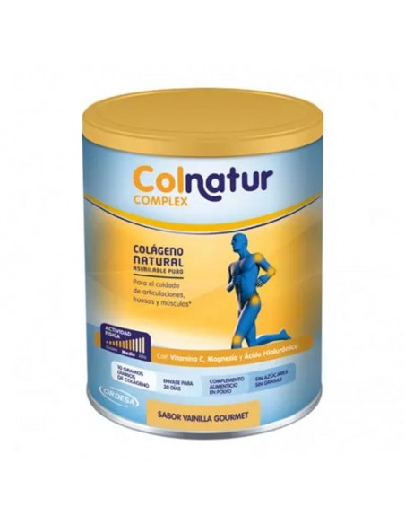 Colnatur Complex Colageno Magnesio Vitamina C Y Hialuronico Vainilla Gourmet  330 G