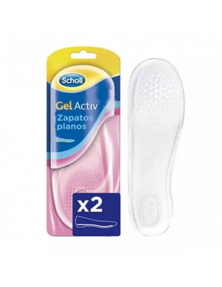 SCHOLL GEL ACTIV PLANTILLAS PARA ZAPATOS PLANOS