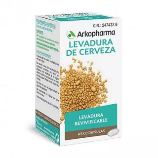 Arkocaps Bio Levadura de Cerveza 1360mg 50 Cápsulas Revivificable.