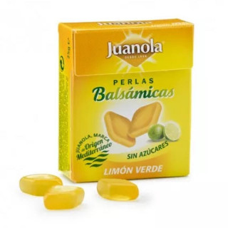 Juanola Perlas Limón Verde Balsámicas 25g.