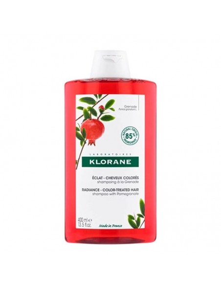 Klorane Champú A La Granada 400 Ml, Fijador Del Color