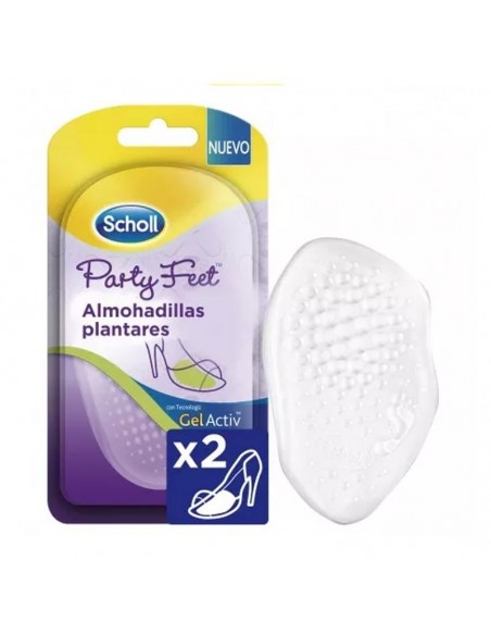 SCHOLL PARTY FEET GEL ACTIV APOYO ALMOHADILLA PLANTAR CON 1 PAR