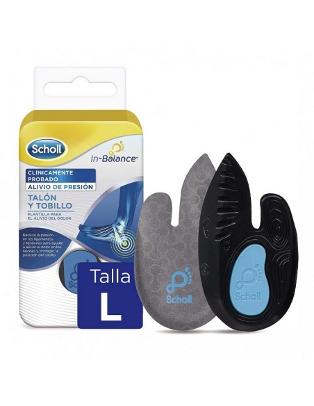 SCHOLL PLANTILLAS TOBILLO Y TALON SCHOLL IN-BALANCE TALLA L 42,5-45 1 PAR