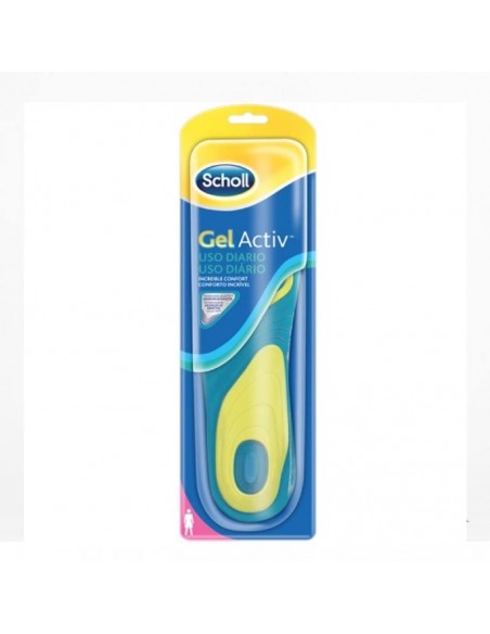 SCHOLL GEL ACTIV PLANTILLA USO DIARIO MUJER